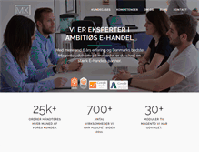 Tablet Screenshot of magentoxperten.dk